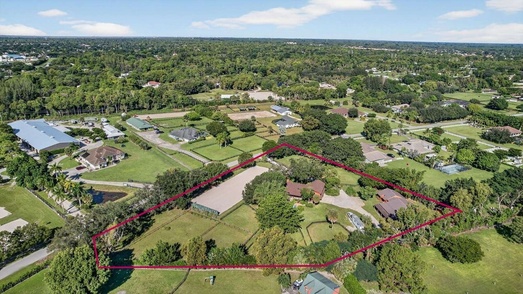 3 Acres of Land with Home for Sale in Wellington, Florida