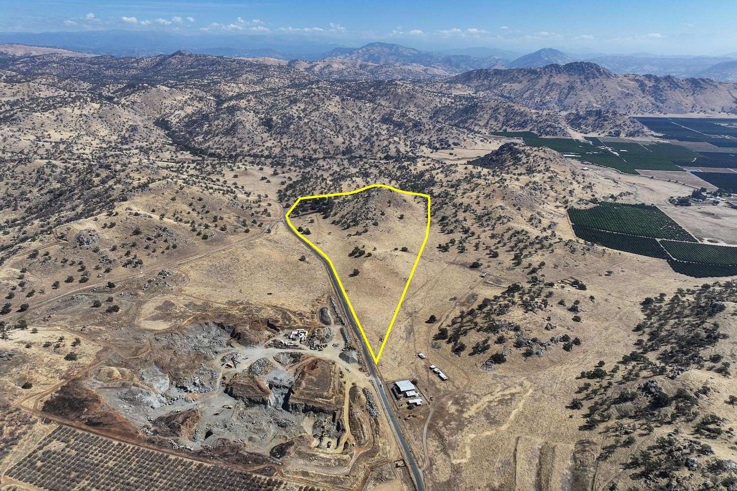 43.6 Acres of Land with Home for Sale in Orosi, California