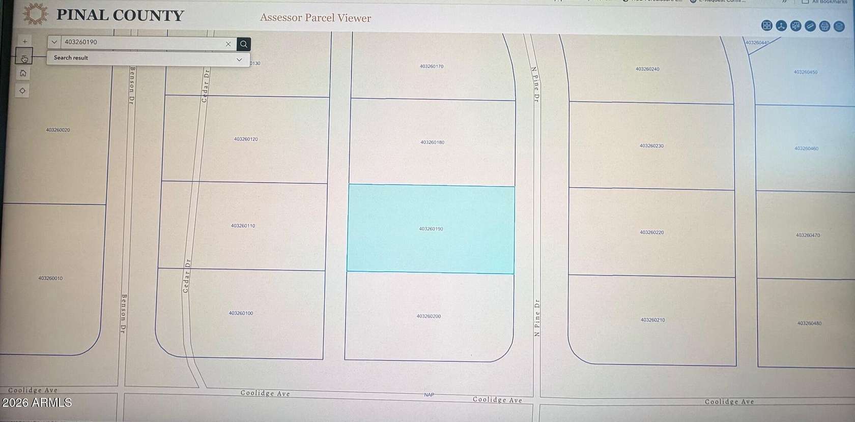 0.28 Acres of Land for Sale in Eloy, Arizona