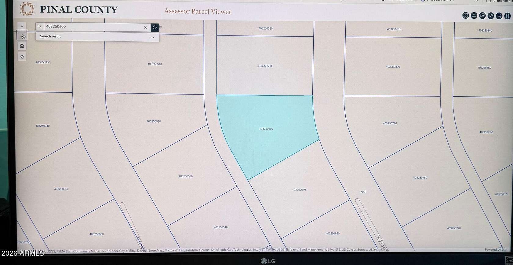 0.36 Acres of Land for Sale in Eloy, Arizona