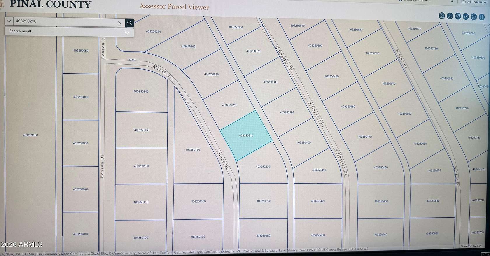 0.32 Acres of Land for Sale in Eloy, Arizona