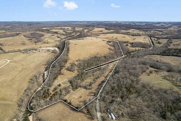 104 Acres of Recreational & Residential Land for Sale in Thornfield, Missouri
