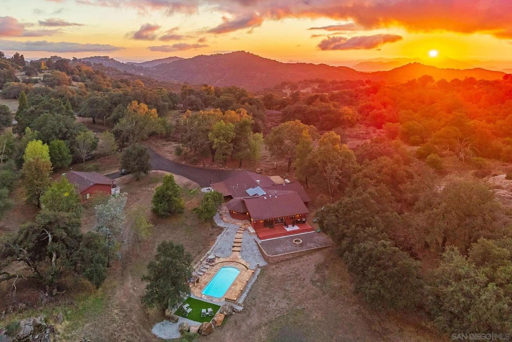 8.23 Acres of Land with Home for Sale in Julian, California