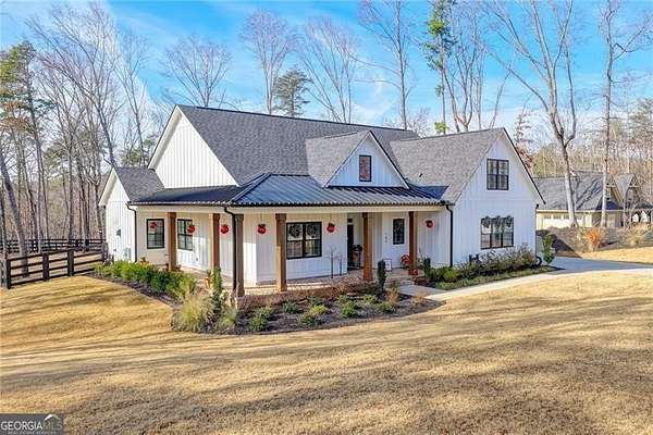 3.33 Acres of Land with Home for Sale in Ball Ground, Georgia