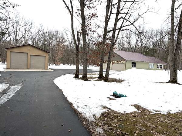 10 Acres of Recreational Land with Home for Sale in Branch Township, Michigan