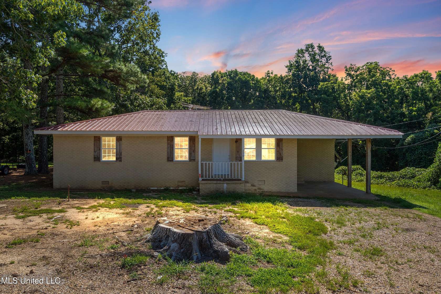 1.58 Acres of Land with Home for Sale in Lamar, Mississippi