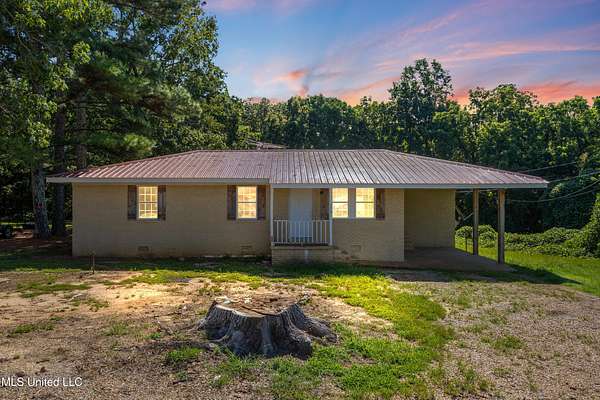 1.58 Acres of Land with Home for Sale in Lamar, Mississippi