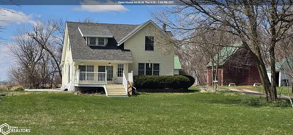 11.4 Acres of Land with Home for Sale in Jefferson, Iowa