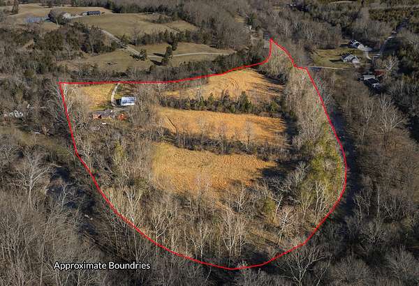 16 Acres of Land with Home for Sale in Lawrenceburg, Kentucky