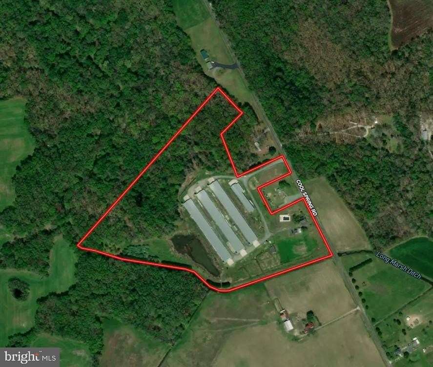 25.8 Acres of Agricultural Land with Home for Sale in Marydel, Maryland