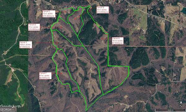 47 Acres of Recreational Land for Sale in Fairmount, Georgia