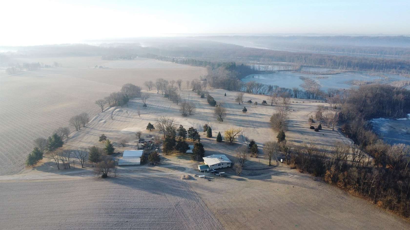 41.6 Acres of Land with Home for Sale in Savanna, Illinois