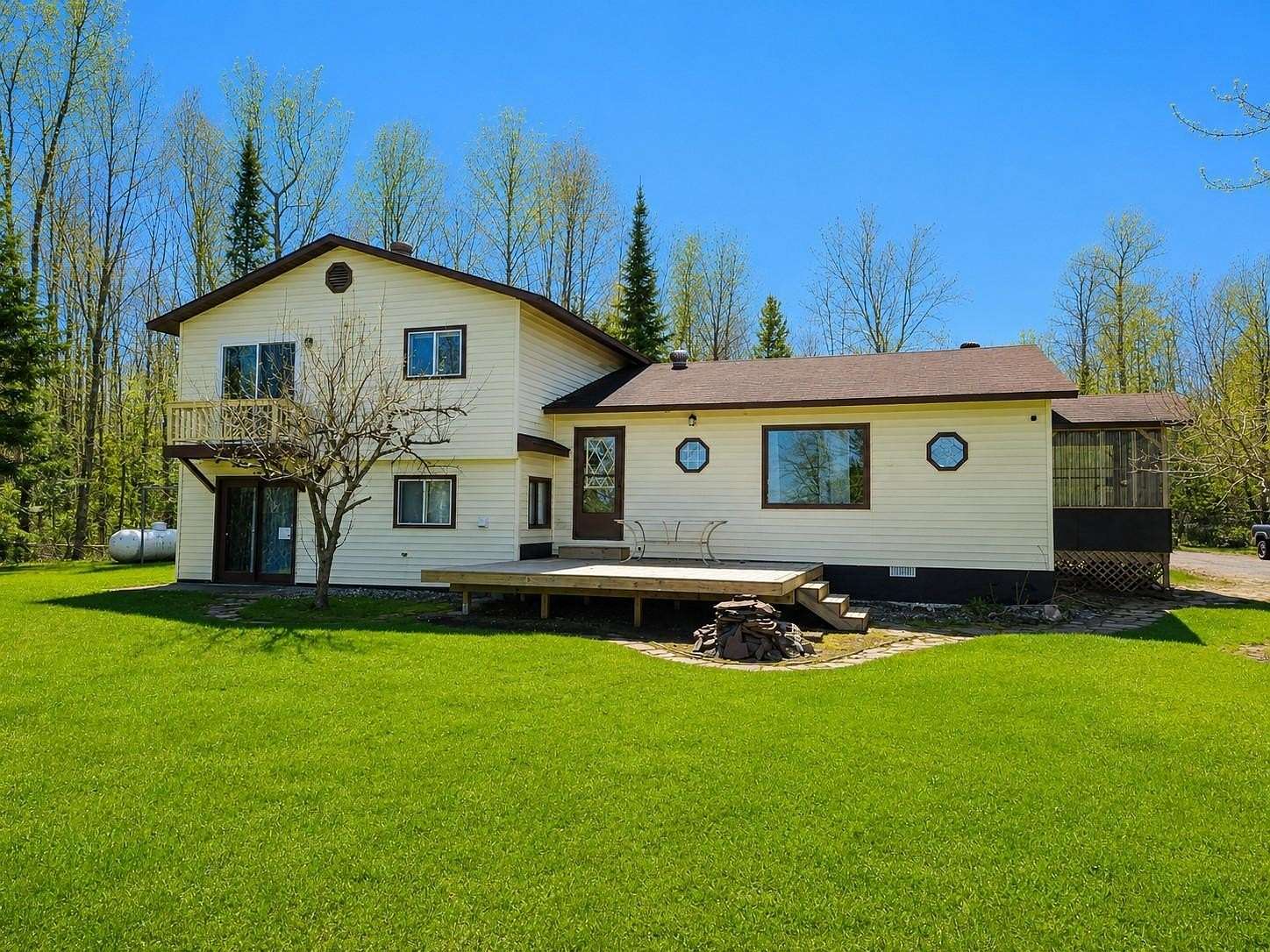 5.17 Acres of Land with Home for Sale in Bergland, Michigan