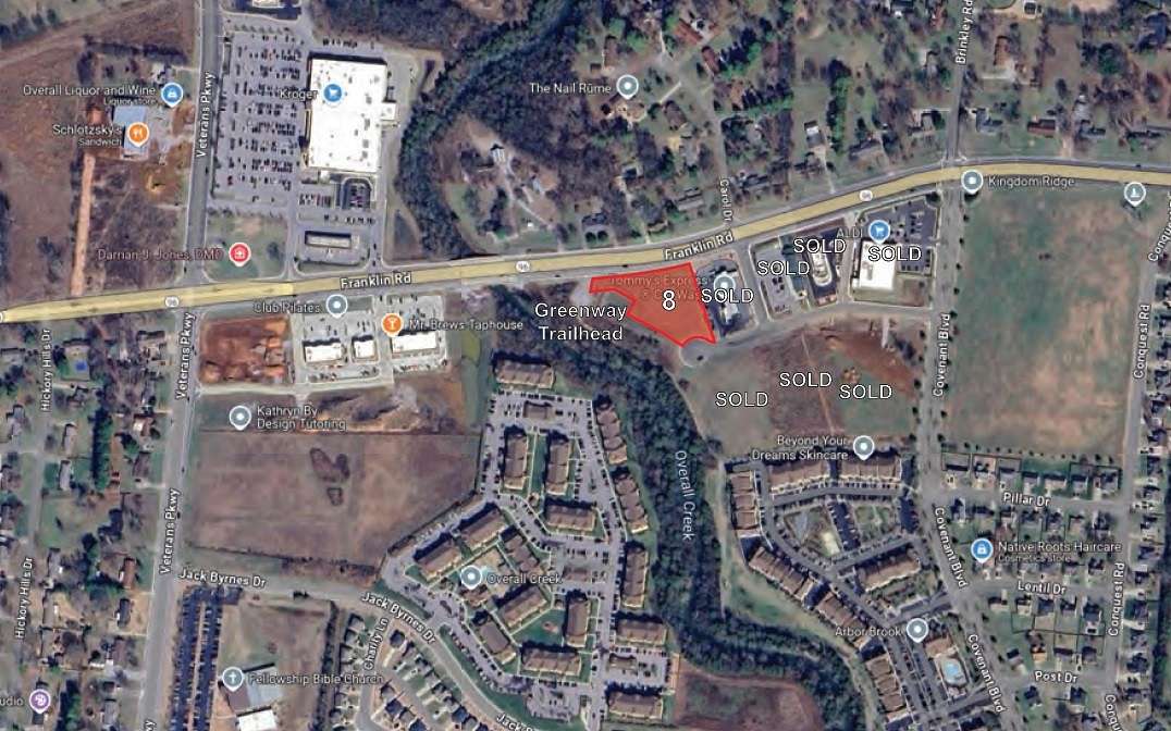 1.27 Acres of Mixed-Use Land for Sale in Murfreesboro, Tennessee
