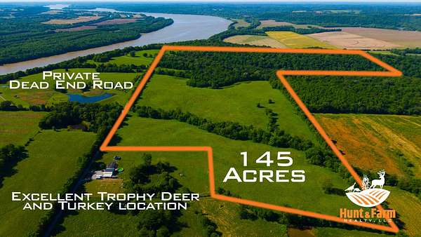 145 Acres of Recreational & Residential Land for Sale in Golconda, Illinois