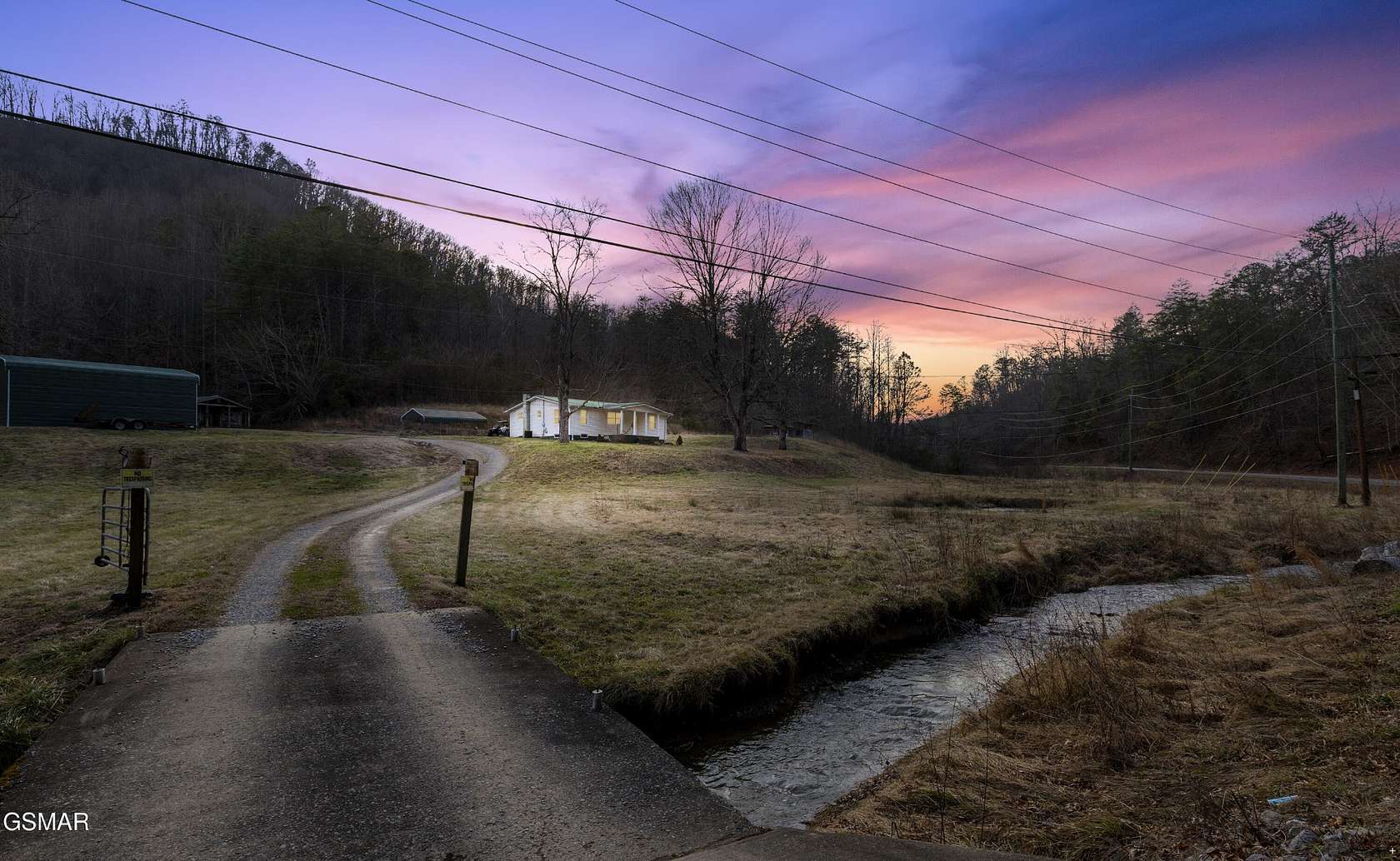 56.7 Acres of Recreational Land with Home for Sale in Sevierville, Tennessee