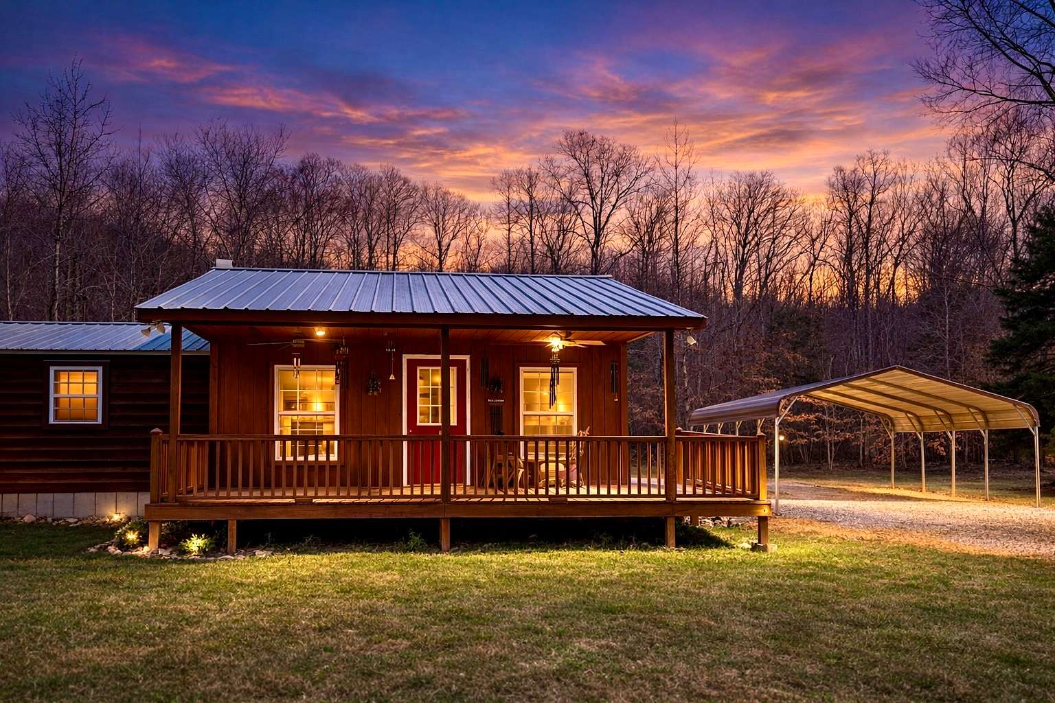 46.7 Acres of Recreational Land with Home for Sale in Lobelville, Tennessee