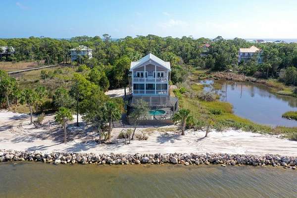 2 Acres of Land with Home for Sale in St. George Island, Florida