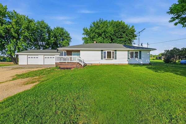 7.6 Acres of Land with Home for Sale in Burnett, Wisconsin