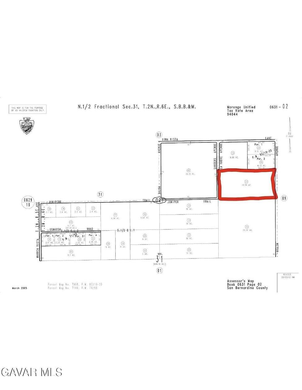 19.4 Acres of Land for Sale in Yucca Valley, California