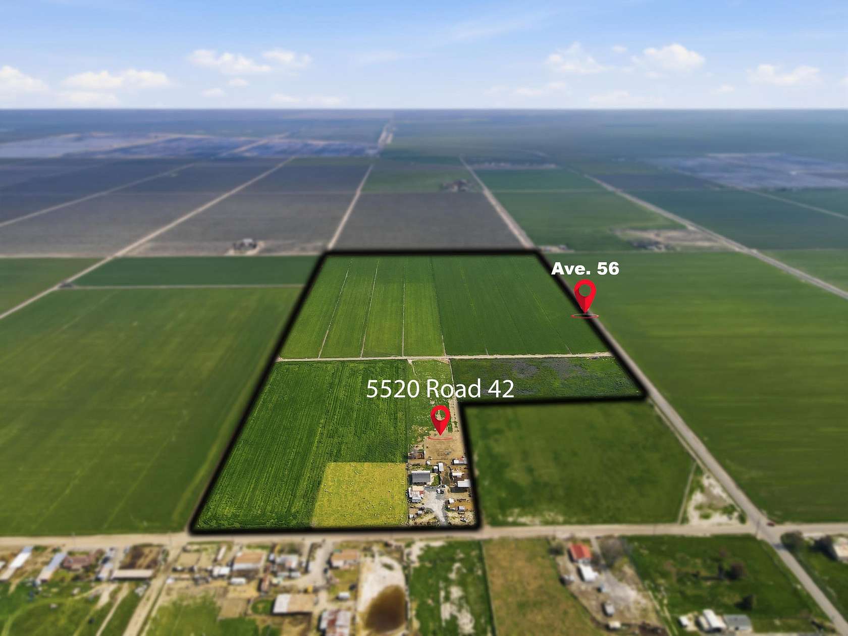 65 Acres of Land with Home for Sale in Alpaugh, California