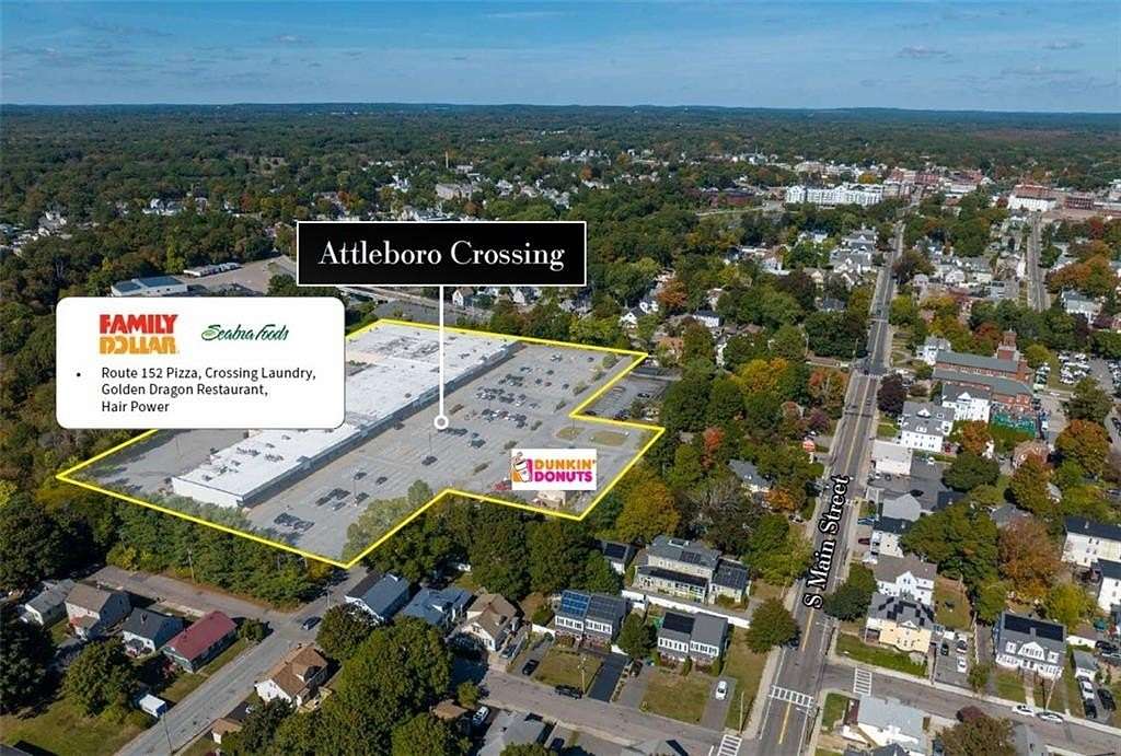 11.7 Acres of Commercial Land for Sale in Attleboro, Massachusetts