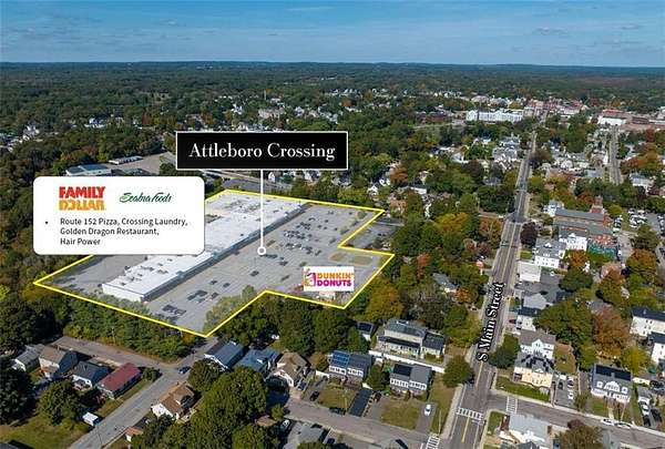 11.7 Acres of Commercial Land for Sale in Attleboro, Massachusetts