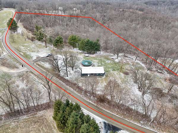 10.8 Acres of Recreational Land with Home for Sale in Lancaster, Ohio