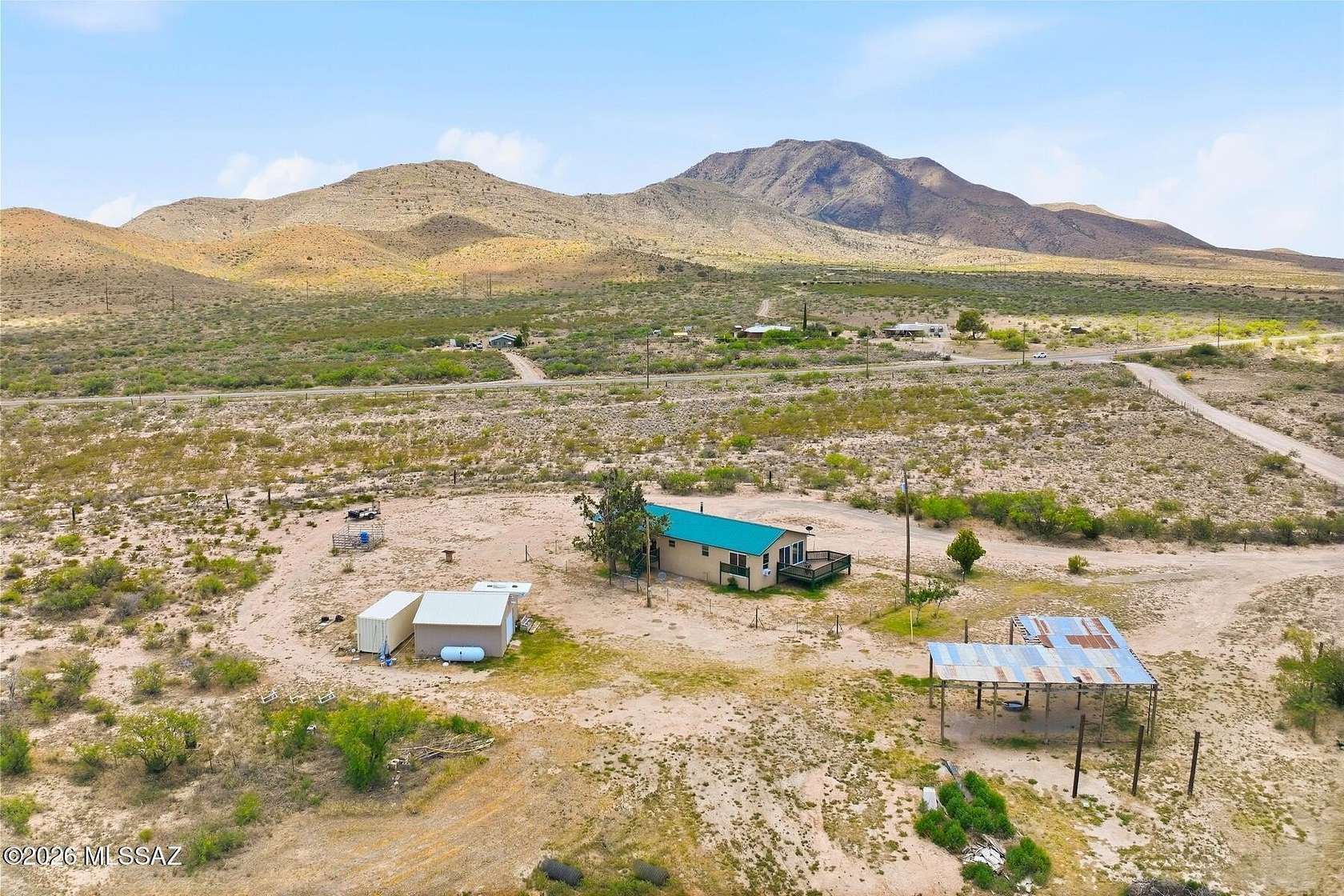32.3 Acres of Land with Home for Sale in Cochise, Arizona