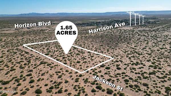 1.65 Acres of Land for Sale in Horizon City, Texas