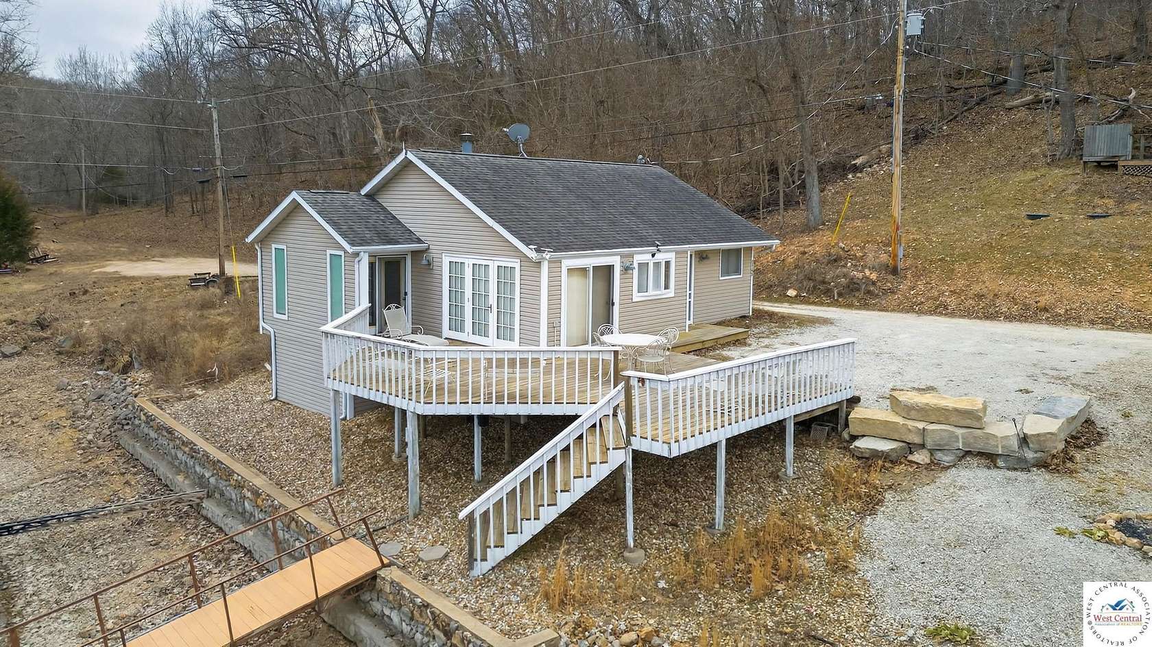 2 Acres of Land with Home for Sale in Sunrise Beach, Missouri