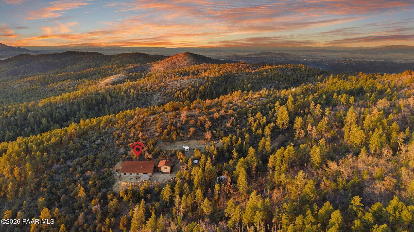 4 Acres of Land with Home for Sale in Prescott, Arizona