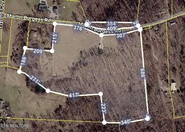 13.2 Acres of Land with Home for Sale in Crossville, Tennessee