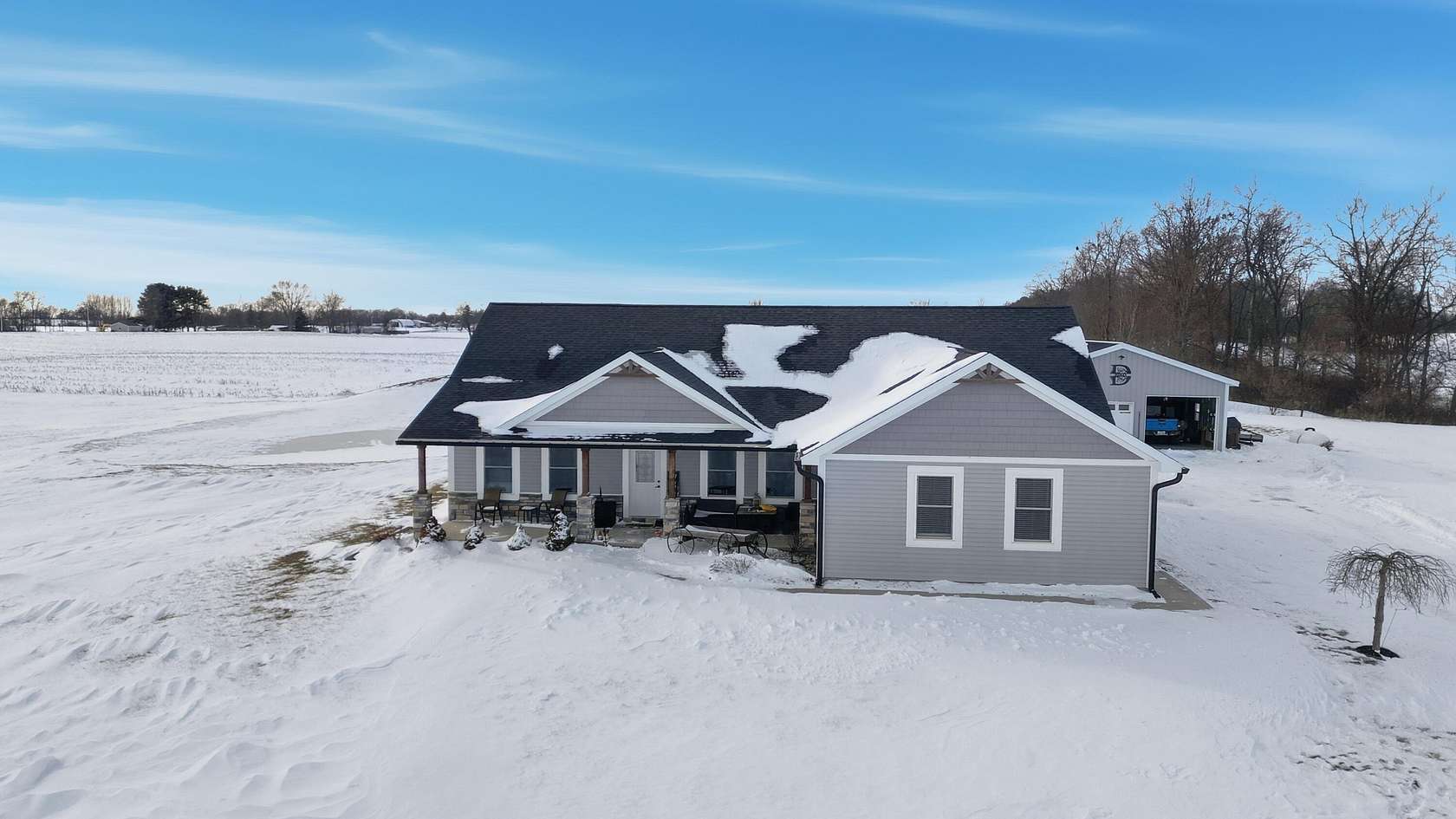 2.18 Acres of Land with Home for Sale in Urbana, Ohio