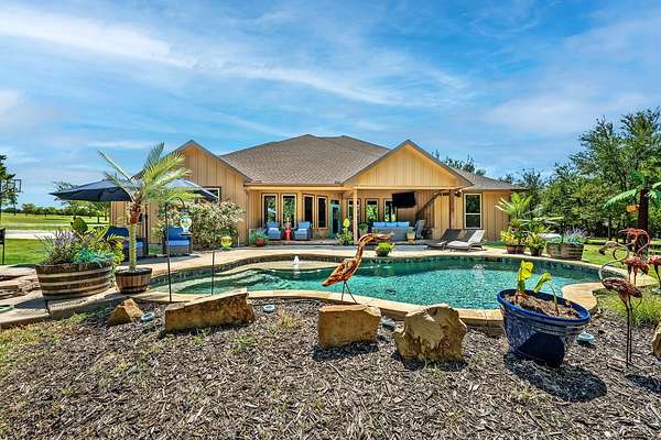 13.5 Acres of Land with Home for Sale in Howe, Texas