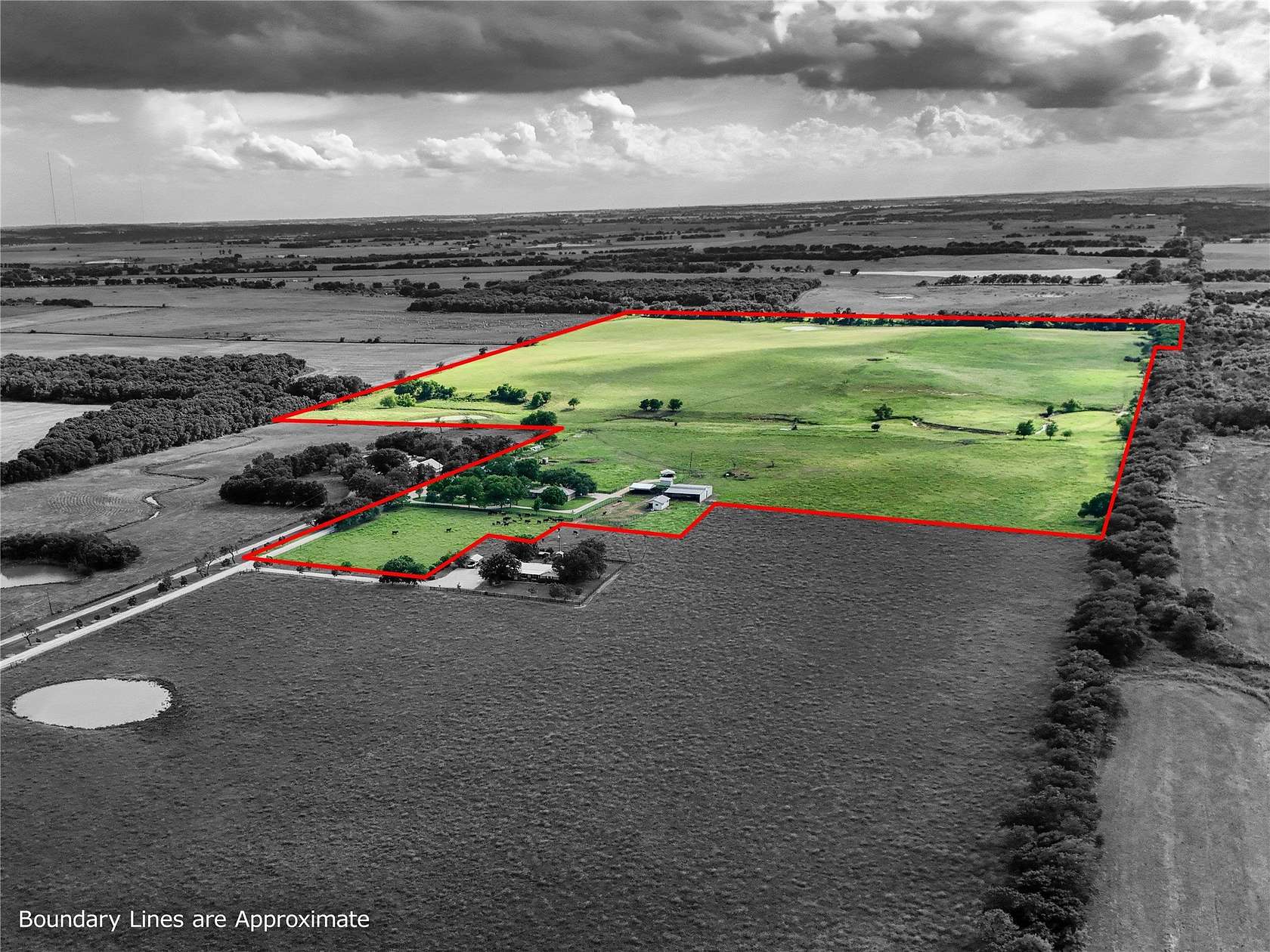 100 Acres of Land with Home for Sale in Lorena, Texas