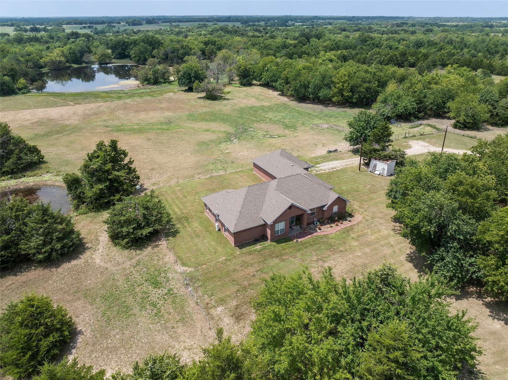 49.5 Acres of Land with Home for Sale in Ladonia, Texas