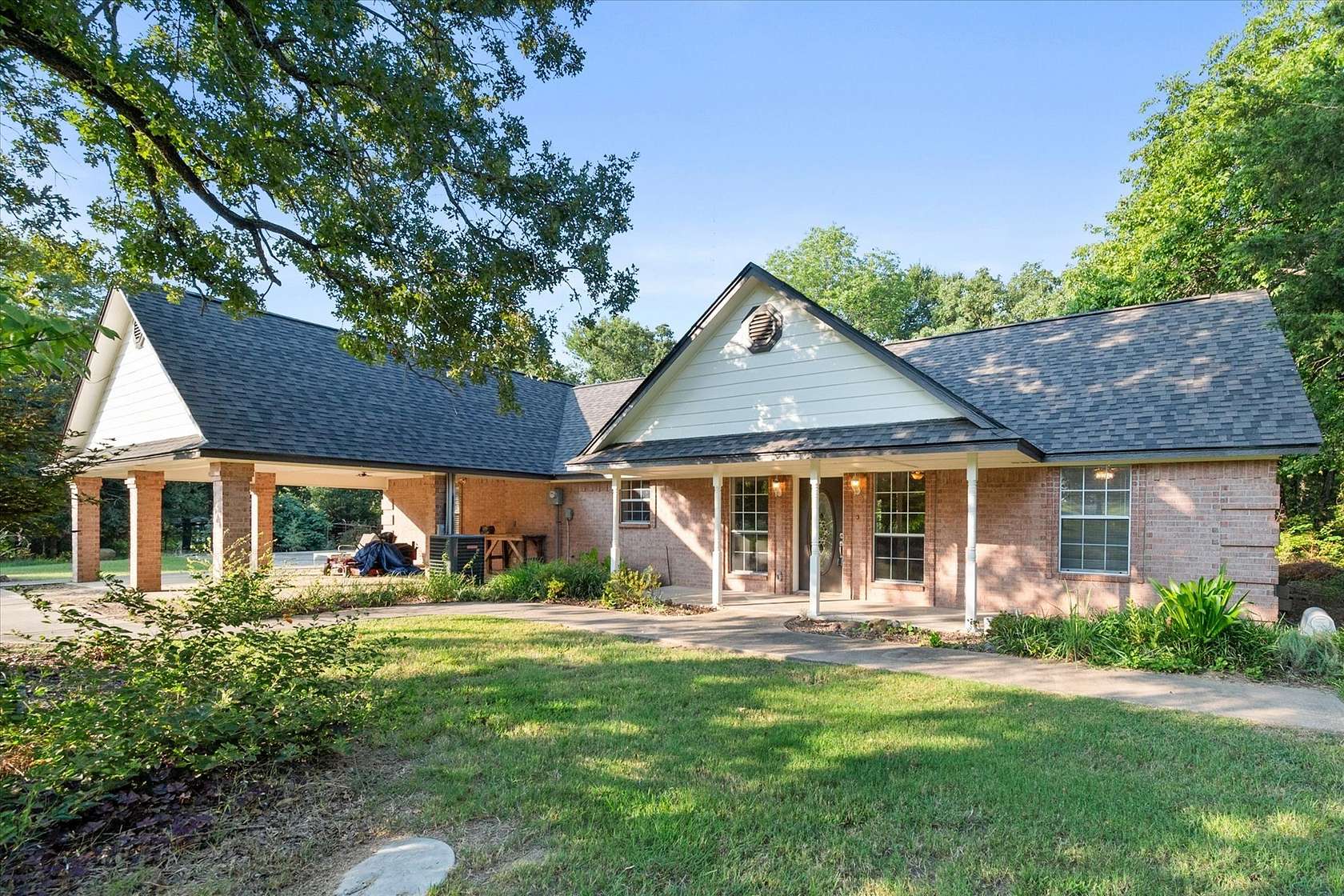 3.45 Acres of Land with Home for Sale in Kerens, Texas