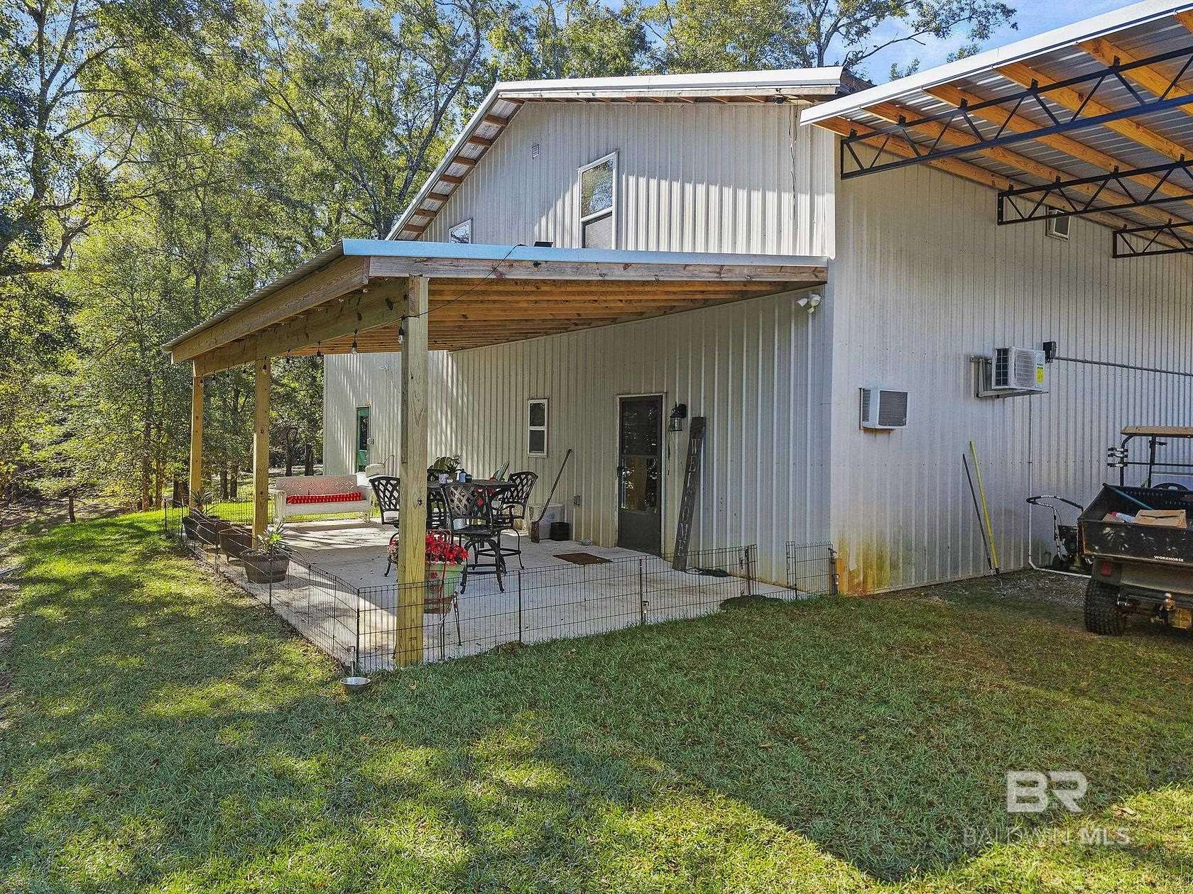 9.72 Acres of Land with Home for Sale in Bay Minette, Alabama