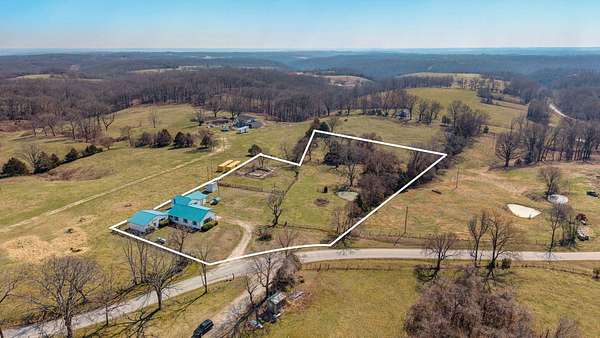 3.5 Acres of Land with Home for Sale in Galena, Missouri
