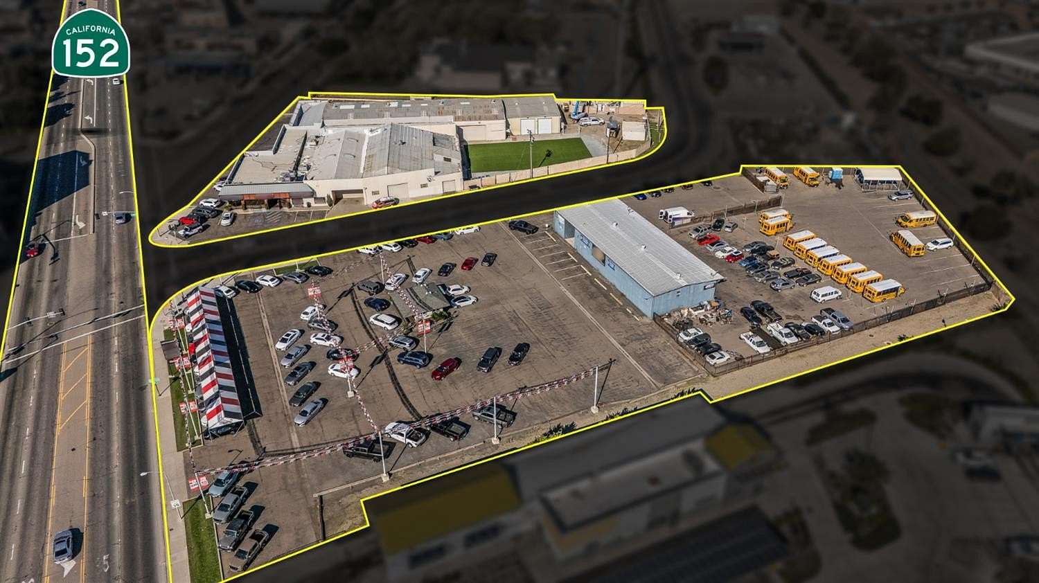 3.85 Acres of Improved Commercial Land for Sale in Los Banos, California