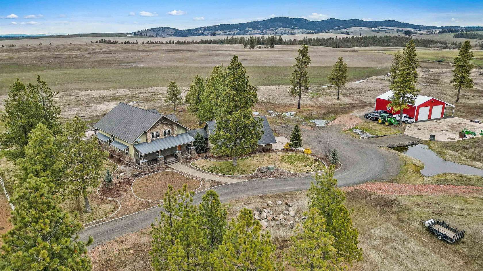 43.2 Acres of Land with Home for Sale in Valleyford, Washington