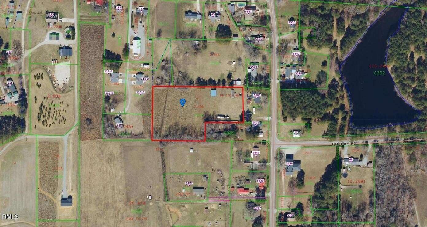 3.4 Acres of Residential Land for Sale in Selma, North Carolina