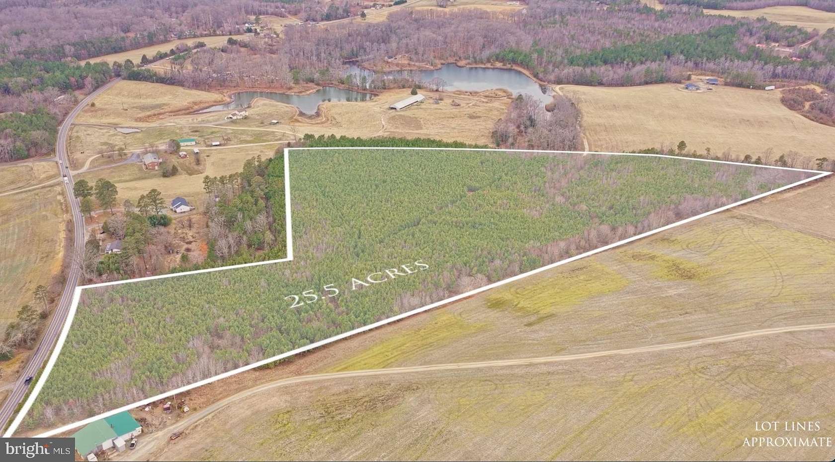 25.5 Acres of Land for Sale in Milford, Virginia