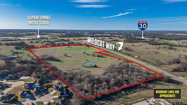 45.4 Acres of Agricultural & Residential Land for Sale in Sulphur Springs, Texas