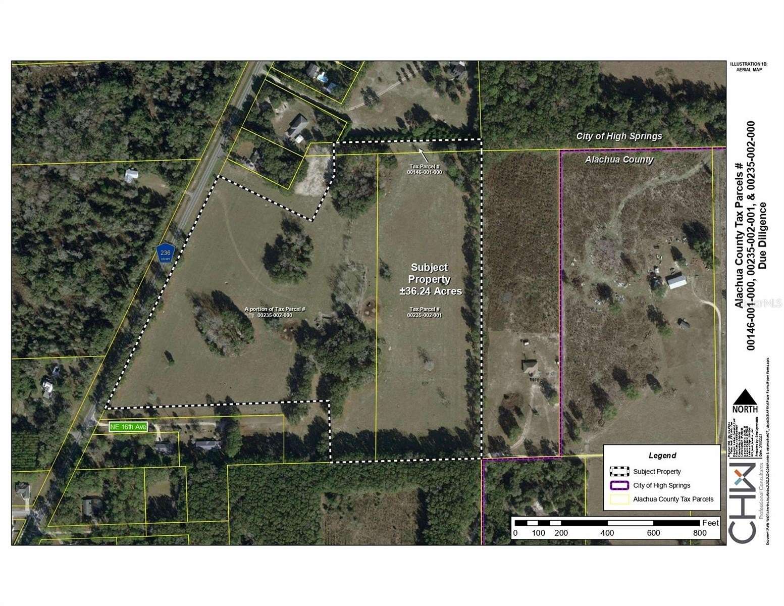 36 Acres of Agricultural & Residential Land for Sale in High Springs, Florida