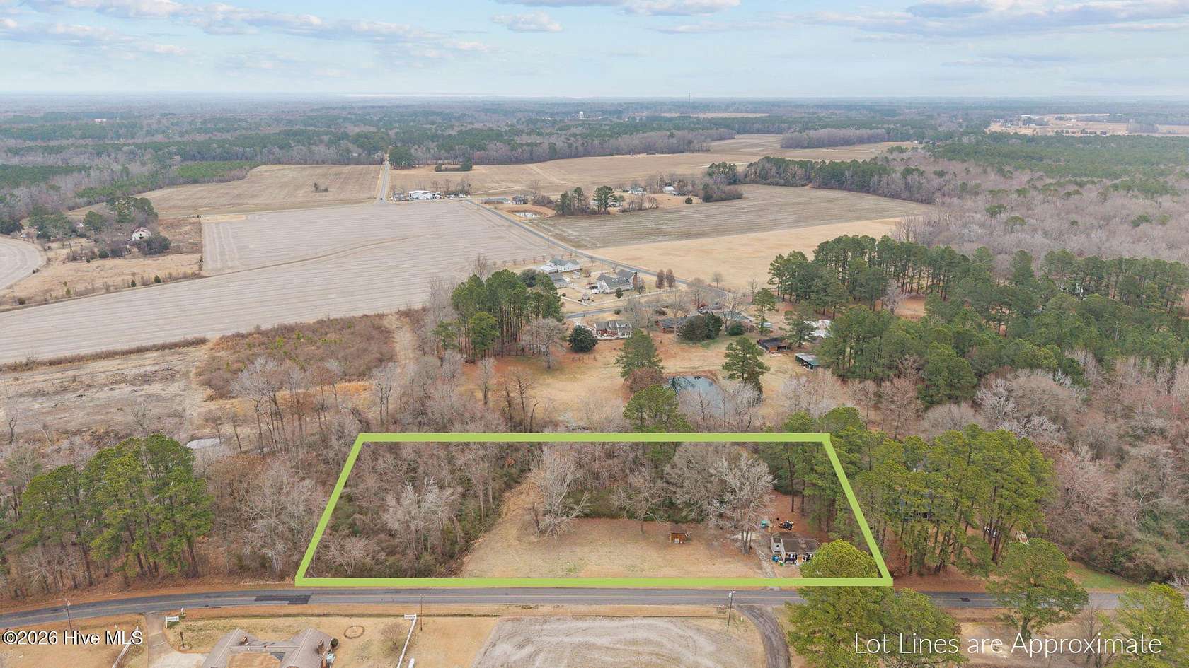 3.38 Acres of Land with Home for Sale in Plymouth, North Carolina