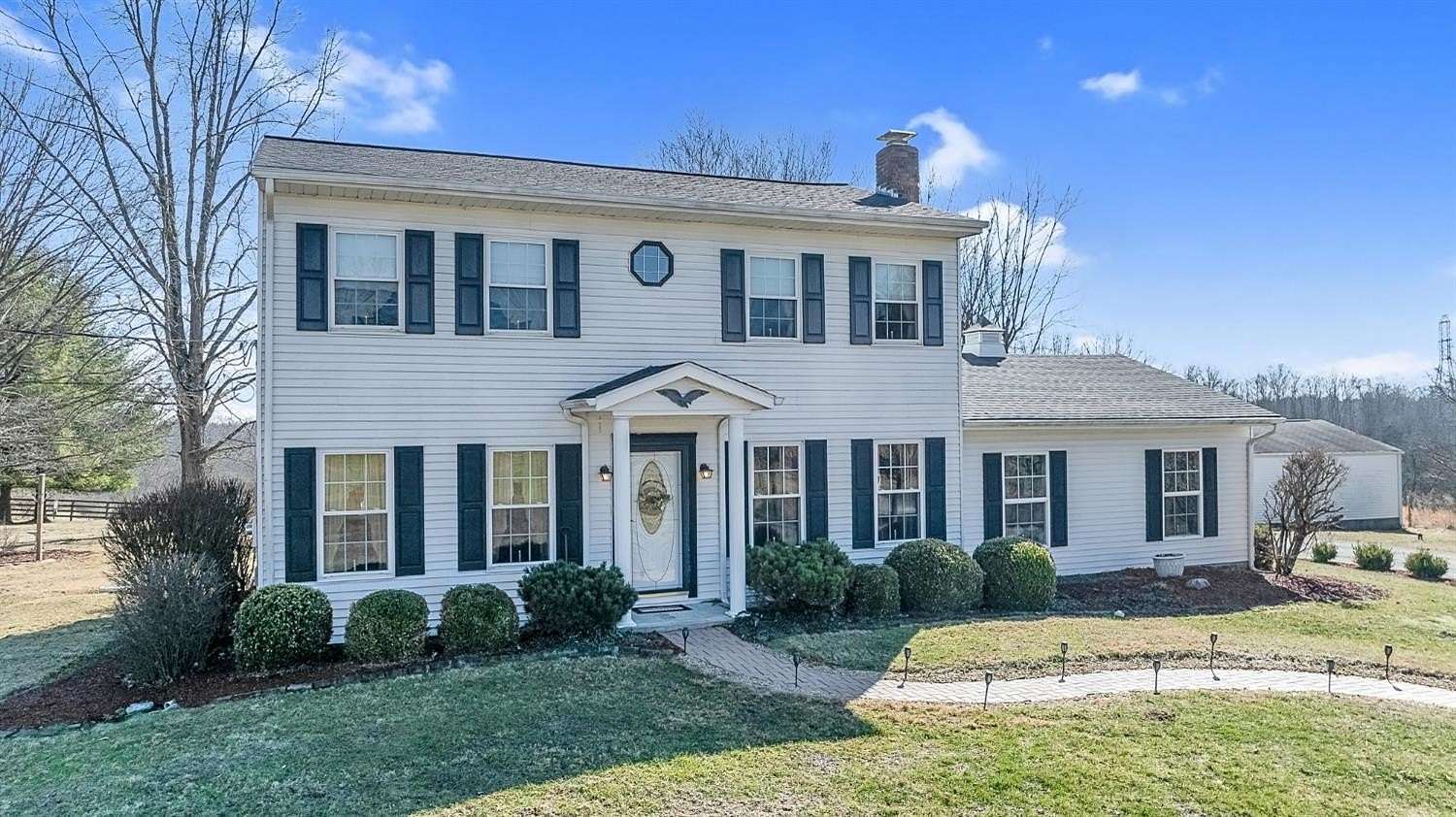 9.72 Acres of Land with Home for Sale in Guilford, Indiana