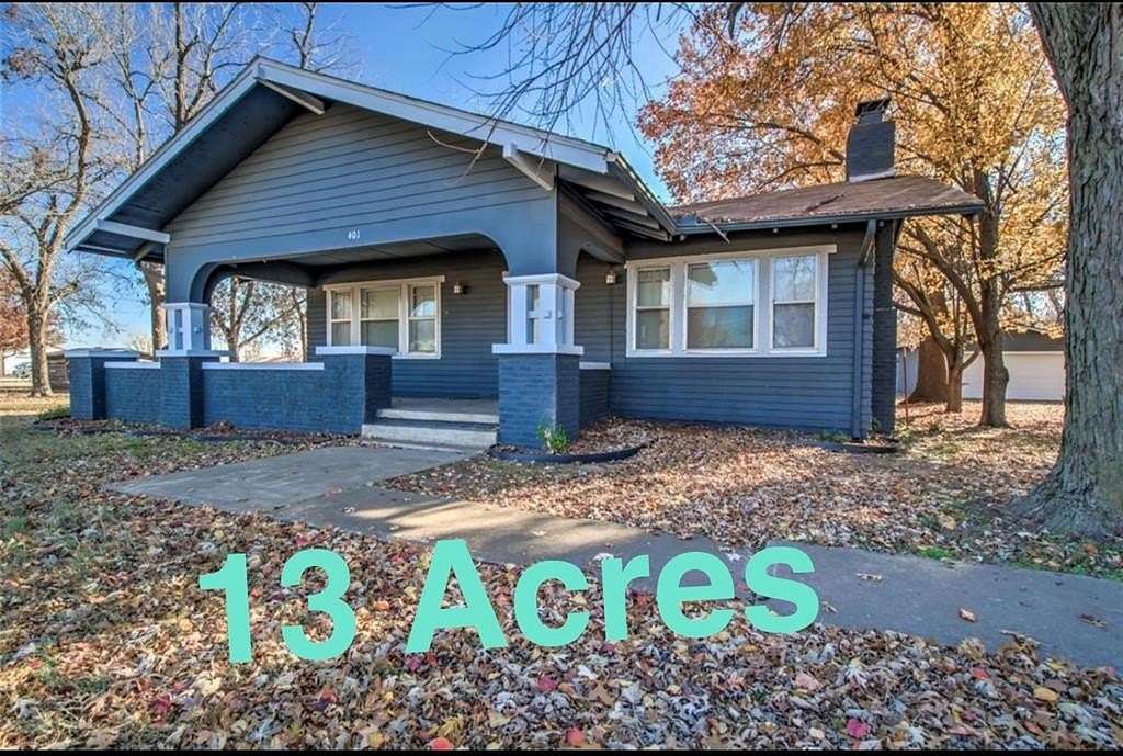 13 Acres of Land with Home for Sale in Crescent, Oklahoma