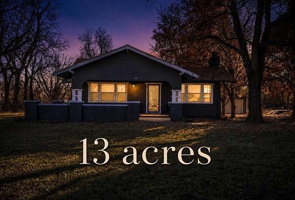 13 Acres of Land with Home for Sale in Crescent, Oklahoma